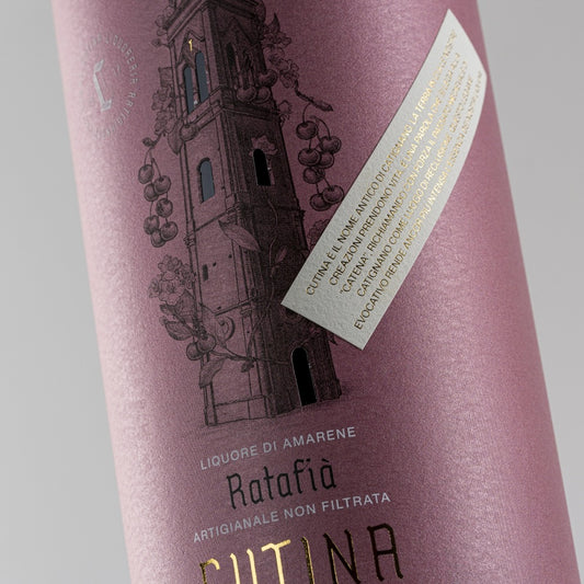 Ratafià Cutina liquore artigianale alle amarene