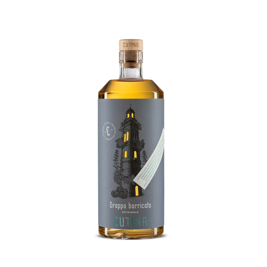 Grappa Barricata Cutina distillato artigianale in barrique